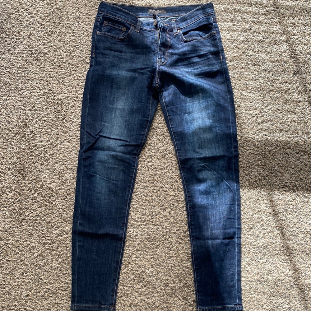 Banana Republic Skinny Mid Rise Ankle Jeans